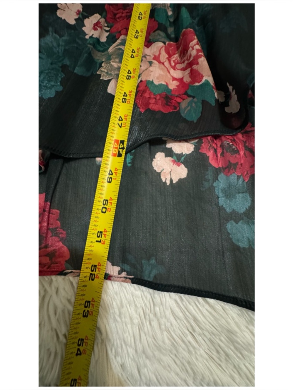LC Lauren Conrad wrap floral print dress - Picture 12 of 15